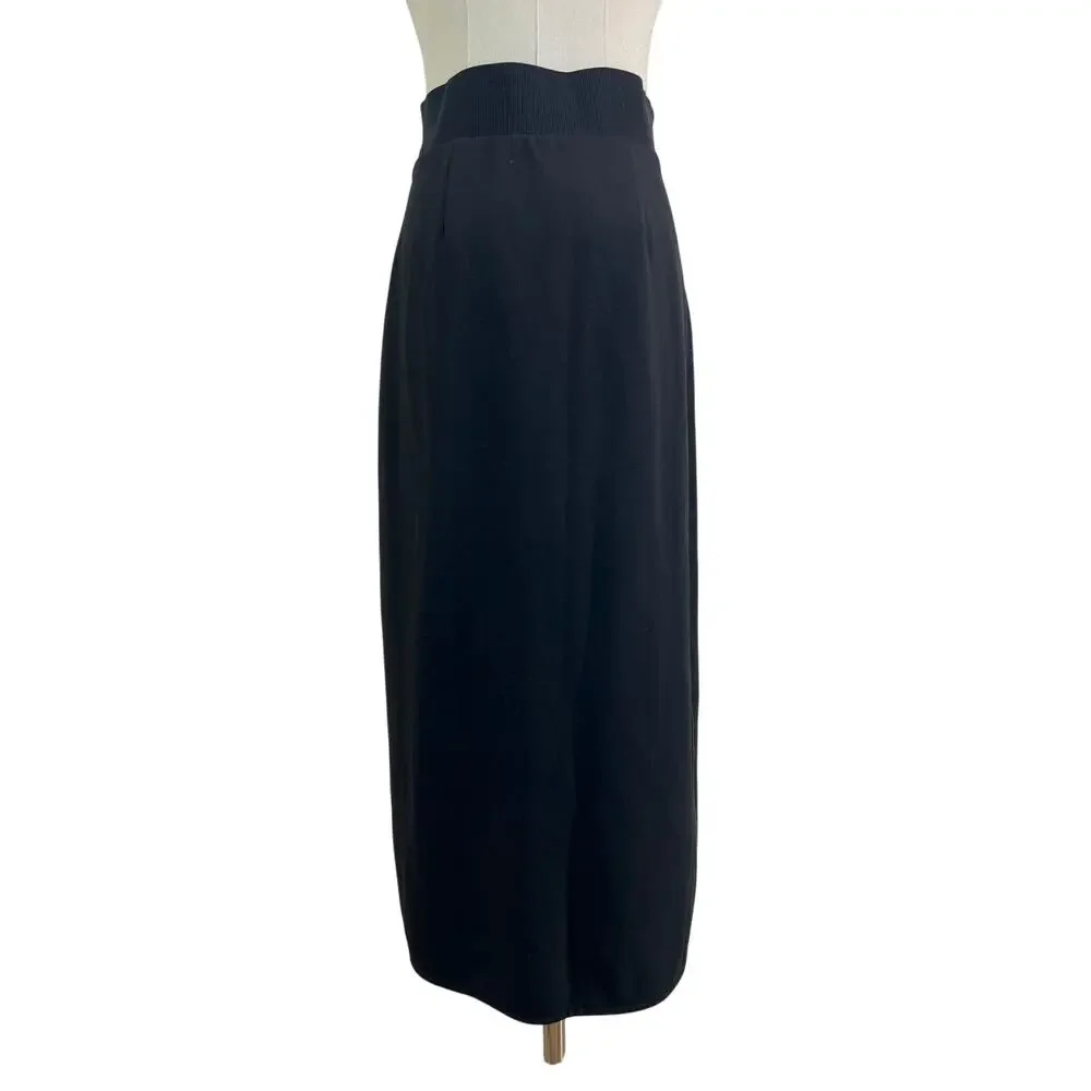 Dorothee Schumacher Black Zip Front Skirt
